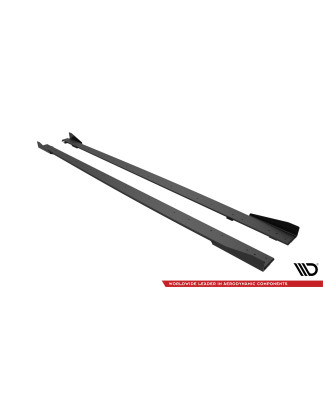 Diffusori minigonne street pro + Flaps Mercedes-AMG C63 berlina / FAMILIARE W205 Facelift (Cod. M-ME