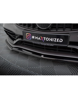 SPLITTER ANTERIORE V.1 Mercedes-AMG C63 berlina / FAMILIARE W205 Facelift (Cod. M-ME-C-205F-63-FD1G)