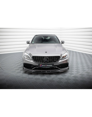 SPLITTER ANTERIORE V.2 Mercedes-AMG C63 berlina / FAMILIARE W205 Facelift (Cod. M-ME-C-205F-63-FD2G)