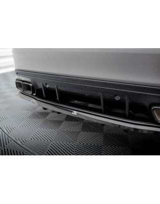 Splitter posteriore (con barre verticali) Mercedes-AMG C63 berlina / FAMILIARE W205 Facelift (Cod. M