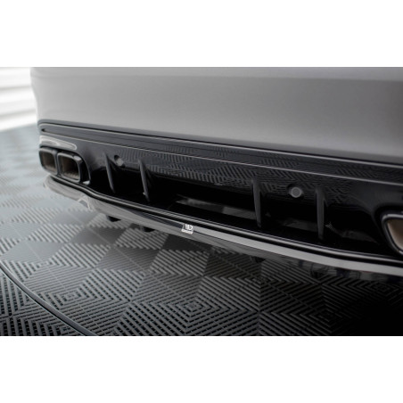 Splitter posteriore (con barre verticali) Mercedes-AMG C63 berlina / FAMILIARE W205 Facelift (Cod. M