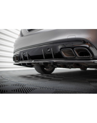 Splitter posteriore (con barre verticali) Mercedes-AMG C63 berlina / FAMILIARE W205 Facelift (Cod. M