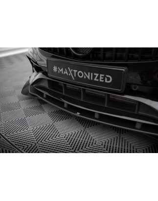 SPLITTER ANTERIORE street pro + Flaps Mercedes-Benz A AMG-Line W176 Facelift (Cod. M-MEA176FAMGLINEC
