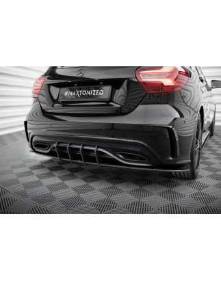 DIFFUSORE POSTERIORE street pro Mercedes-Benz A AMG-Line W176 Facelift (Cod. M-MEA176FAMGLINECNC-RS1