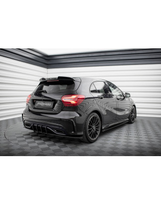 DIFFUSORE POSTERIORE street pro Mercedes-Benz A AMG-Line W176 Facelift (Cod. M-MEA176FAMGLINECNC-RS1