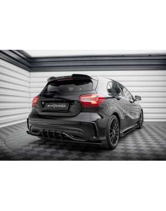 Splitters posteriori laterali Street Pro + Flaps Mercedes-Benz A AMG-Line W176 Facelift (Cod. M-MEA1