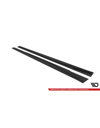 Diffusori minigonne street pro Mercedes-Benz A AMG-Line W176 Facelift (Cod. M-MEA176FAMGLINECNC-SD1B