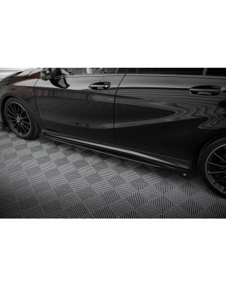 Diffusori minigonne street pro + Flaps Mercedes-Benz A AMG-Line W176 Facelift (Cod. M-MEA176FAMGLINE