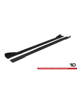Diffusori minigonne street pro + Flaps Mercedes-Benz A AMG-Line W176 Facelift (Cod. M-MEA176FAMGLINE