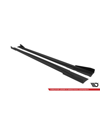 Diffusori minigonne street pro + Flaps Mercedes-Benz A AMG-Line W176 Facelift (Cod. M-MEA176FAMGLINE