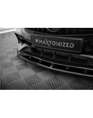 SPLITTER ANTERIORE V.2 Mercedes-Benz A AMG-Line W176 Facelift (Cod. M-ME-A-176F-AMGLINE-FD2G)