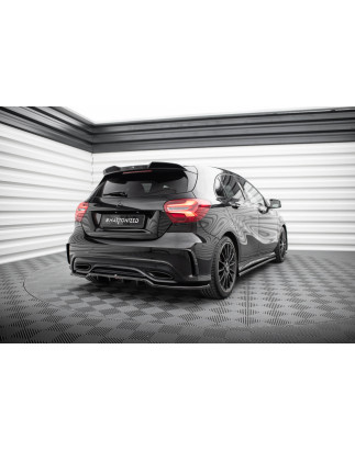 Splitter posteriore (con barre verticali) Mercedes-Benz A AMG-Line W176 Facelift (Cod. M-ME-A-176F-A