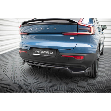 Splitter posteriore (con barre verticali) Volvo C40 Mk1 (Cod. M-VO-C40-1-RD1G+RD2G)