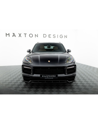 SPLITTER ANTERIORE Porsche Cayenne Sport Design SUV / Coupe Mk3 (Cod. M-PO-CAY-3-SPORT-FD1G+FD1RG)