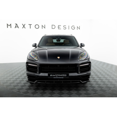 SPLITTER ANTERIORE Porsche Cayenne Sport Design SUV / Coupe Mk3 (Cod. M-PO-CAY-3-SPORT-FD1G+FD1RG)