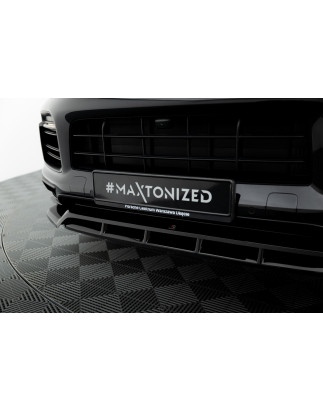 SPLITTER ANTERIORE Porsche Cayenne Sport Design SUV / Coupe Mk3 (Cod. M-PO-CAY-3-SPORT-FD1G+FD1RG)