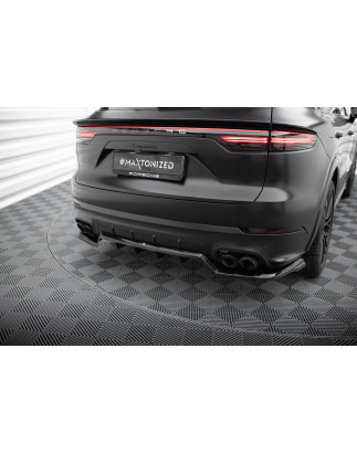 Splitter posteriore (con barre verticali) Porsche Cayenne Sport Design SUV / Coupe Mk3 (Cod. M-PO-CA
