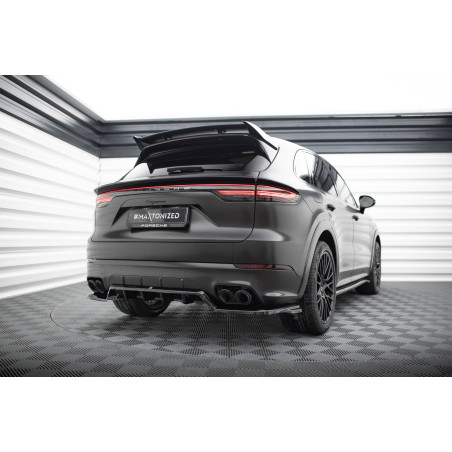 Splitter posteriore (con barre verticali) Porsche Cayenne Sport Design SUV / Coupe Mk3 (Cod. M-PO-CA