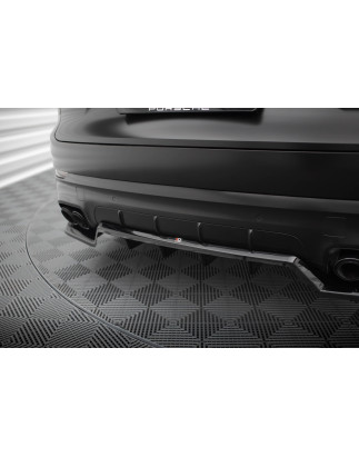 Splitter posteriore (con barre verticali) Porsche Cayenne Sport Design SUV / Coupe Mk3 (Cod. M-PO-CA