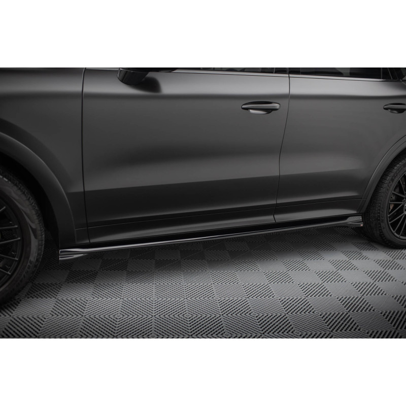 Diffusori minigonne V.1 Porsche Cayenne Sport Design / Turbo SUV / Coupe Mk3 / Mk3 Facelift (Cod. M-