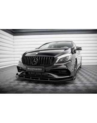 Flaps anteriori Mercedes-Benz A AMG-Line W176 Facelift (Cod. M-MEA176FAMGLINECNC-FSF1G)