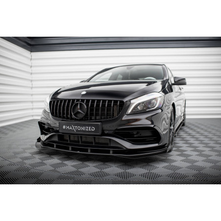 Flaps anteriori Mercedes-Benz A AMG-Line W176 Facelift (Cod. M-MEA176FAMGLINECNC-FSF1G)