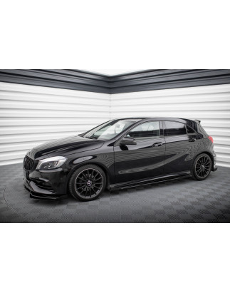 Flaps laterali Mercedes-Benz A AMG-Line W176 Facelift (Cod. M-MEA176FAMGLINECNC-SF1G)