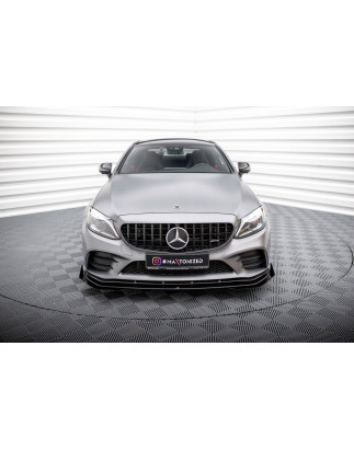 SPLITTER ANTERIORE + Flaps Mercedes-AMG C43 C205  Facelift / A205 Facelift (Cod. M-MEC205F43CCNC-FD1