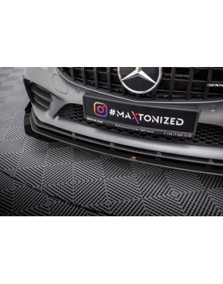 SPLITTER ANTERIORE + Flaps Mercedes-AMG C43 C205  Facelift / A205 Facelift (Cod. M-MEC205F43CCNC-FD1