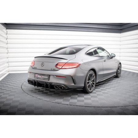 Splitters posteriori laterali Mercedes-AMG C43 C205  Facelift / A205 Facelift (Cod. M-MEC205F43CCNC-