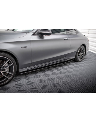 Diffusori minigonne street pro Mercedes-AMG C43 Coupe / Cabrio C205  Facelift / A205 Facelift (Cod. 