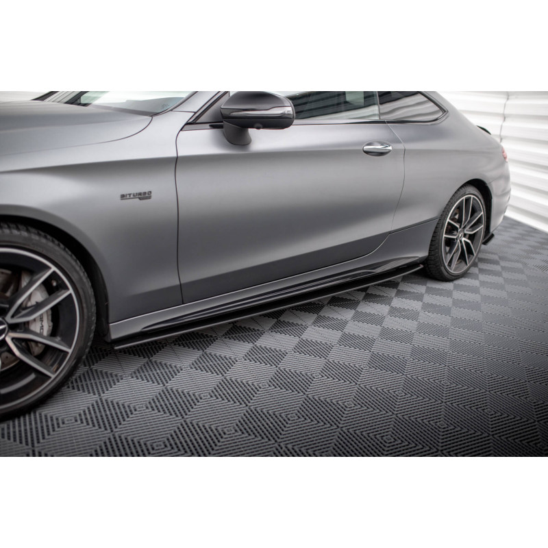 Diffusori minigonne street pro Mercedes-AMG C43 Coupe / Cabrio C205  Facelift / A205 Facelift (Cod. 