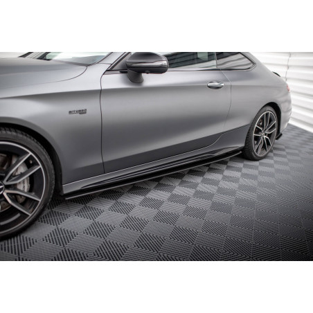 Diffusori minigonne street pro Mercedes-AMG C43 Coupe / Cabrio C205  Facelift / A205 Facelift (Cod. 