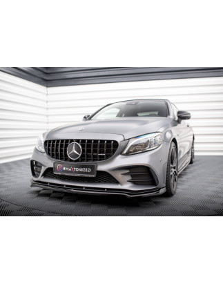SPLITTER ANTERIORE V.1 Mercedes-AMG C43 C205 / A205 / W205 / S205 Facelift (Cod. M-ME-C-205F-43-C-FD
