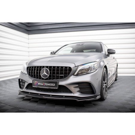 SPLITTER ANTERIORE V.1 Mercedes-AMG C43 C205 / A205 / W205 / S205 Facelift (Cod. M-ME-C-205F-43-C-FD