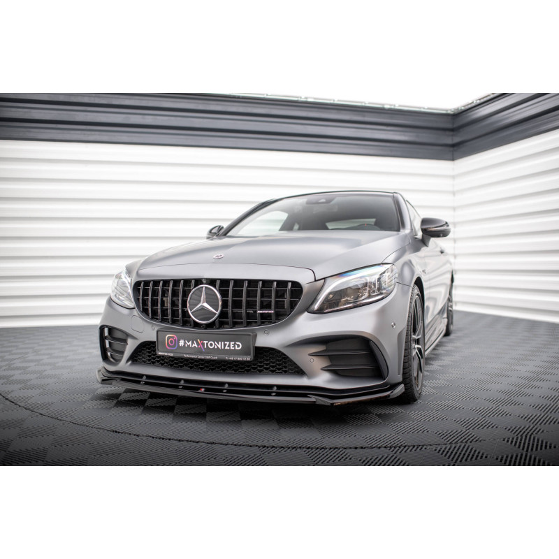 SPLITTER ANTERIORE V.2 Mercedes-AMG C43 C205 / A205 / W205 / S205 Facelift (Cod. M-ME-C-205F-43-C-FD