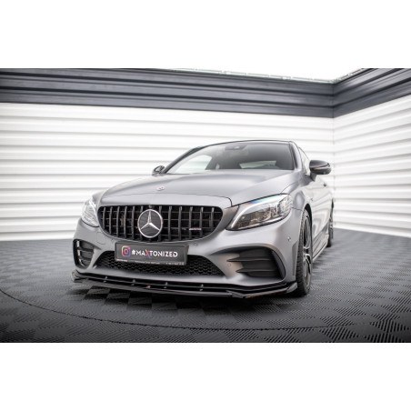 SPLITTER ANTERIORE V.2 Mercedes-AMG C43 C205 / A205 / W205 / S205 Facelift (Cod. M-ME-C-205F-43-C-FD