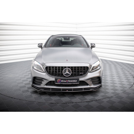 SPLITTER ANTERIORE V.2 Mercedes-AMG C43 C205 / A205 / W205 / S205 Facelift (Cod. M-ME-C-205F-43-C-FD