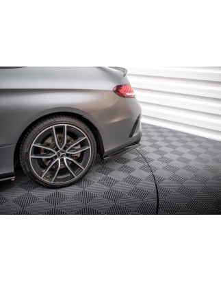 Splitter posteriore (con barre verticali) Mercedes-AMG C43 C205 Facelift / A205 Facelift (Cod. M-ME-