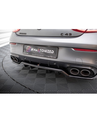 Splitter posteriore (con barre verticali) Mercedes-AMG C43 C205 Facelift / A205 Facelift (Cod. M-ME-