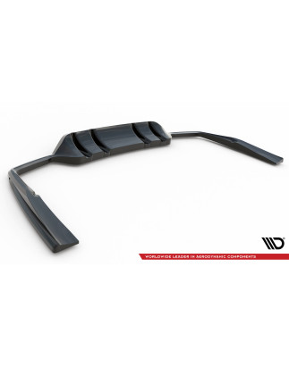 Splitter posteriore (con barre verticali) Mercedes-AMG C43 C205 Facelift / A205 Facelift (Cod. M-ME-