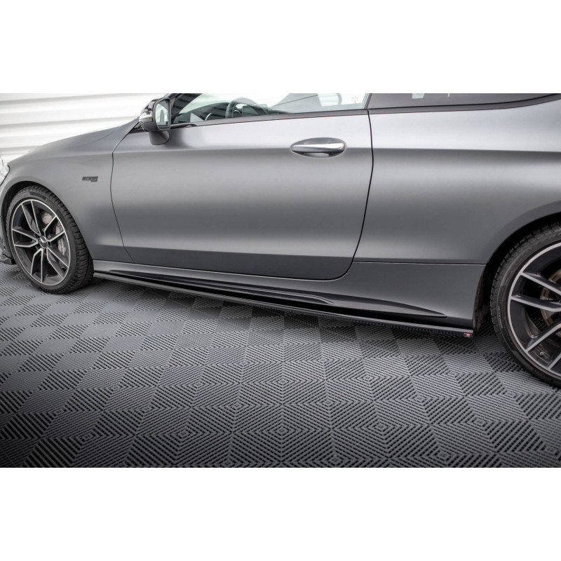 Diffusori minigonne Mercedes-AMG C43 Coupe / Cabrio C205 Facelift / A205 Facelift (Cod. M-ME-C-205F-