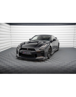 SPLITTER ANTERIORE street pro Nissan GTR R35 Facelift (Cod. M-NIGTR4F3CNC-FD1B)