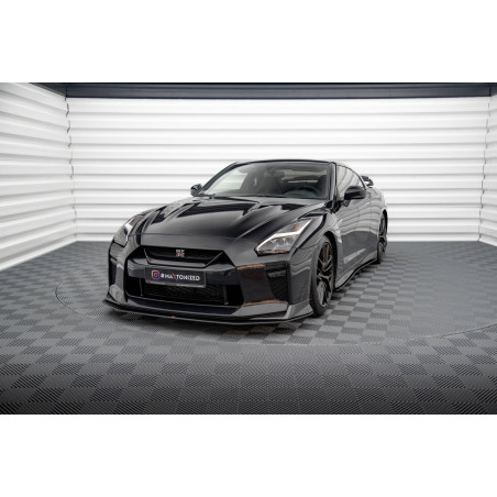 SPLITTER ANTERIORE street pro Nissan GTR R35 Facelift (Cod. M-NIGTR4F3CNC-FD1B)