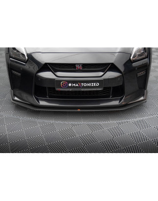 SPLITTER ANTERIORE street pro Nissan GTR R35 Facelift (Cod. M-NIGTR4F3CNC-FD1B)