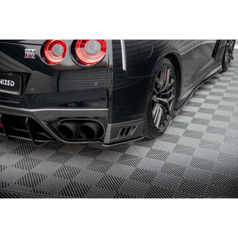 Splitters posteriori laterali Street Pro Nissan GTR R35 Facelift (Cod. M-NIGTR4F3CNC-RSD1B)