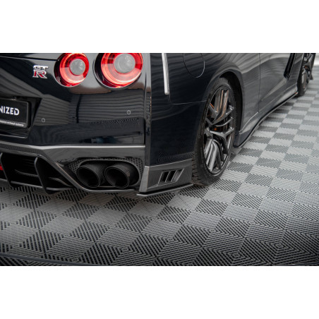 Splitters posteriori laterali Street Pro Nissan GTR R35 Facelift (Cod. M-NIGTR4F3CNC-RSD1B)