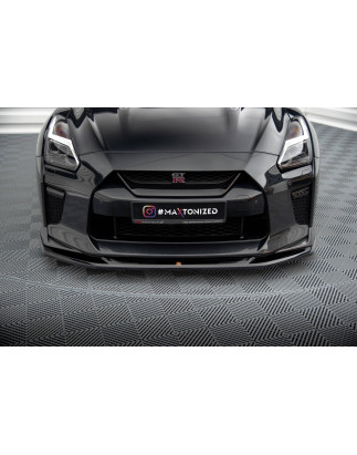 SPLITTER ANTERIORE V.1 Nissan GTR R35 Facelift (Cod. M-NI-GTR-4F3-FD1G)
