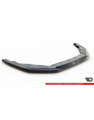 SPLITTER ANTERIORE V.1 Nissan GTR R35 Facelift (Cod. M-NI-GTR-4F3-FD1G)