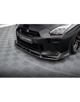 SPLITTER ANTERIORE V.2 Nissan GTR R35 Facelift (Cod. M-NI-GTR-4F3-FD2G)